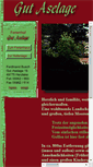 Mobile Screenshot of gut-aselage.de